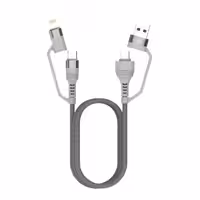 کابل تبدیل USB/USB-C به USB-C/لایتنینگ هترون مدل Hatron HC450P طول 1متر