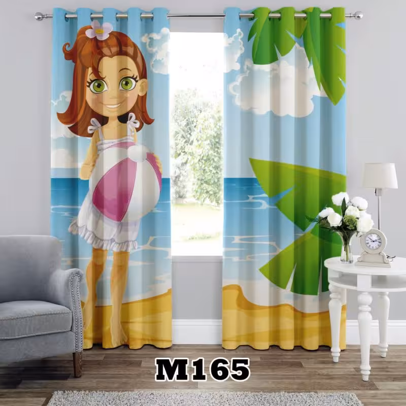 پرده سه بعدی طرح کودک