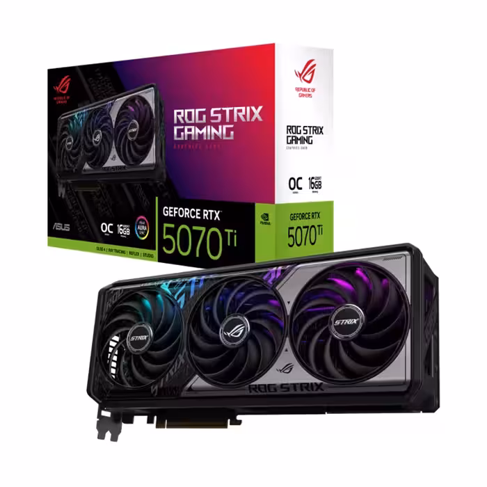 کارت گرافیک ایسوس ROG Strix GeForce RTX 5070 TI OC Edition 16GB