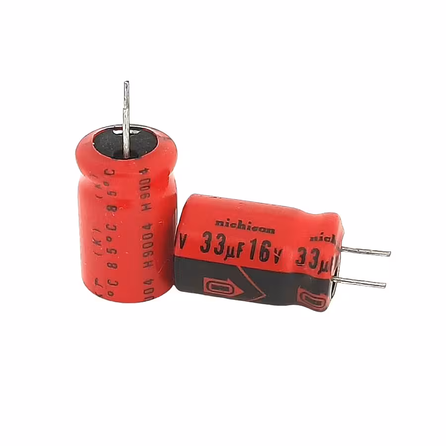 خازن الکترولیت 33 میکرو فاراد 16 ولت NICHICON