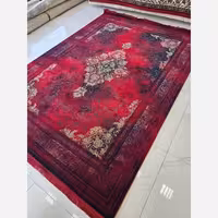 فرش لاکی 1200 شانه ماشینی کاشان طرح دلوین(باارسال رایگان)