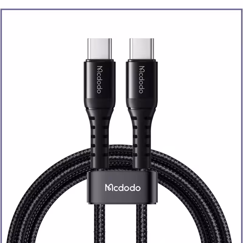 کابل دو سر تایپ سی 60 واتی 20 سانتی مک دودو مدل CA-5640 صد اورجینال