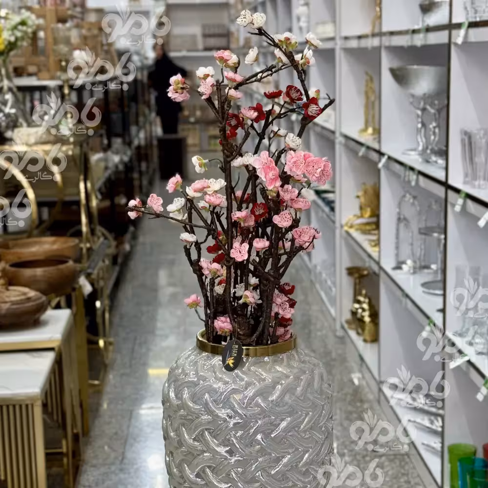 گل بلند شاخه شکوفه چوبی 00014