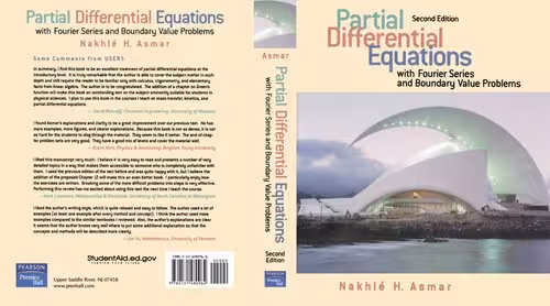 خرید و دانلود نسخه کامل کتاب Partial Differential Equations with Fourier Series and Boundary Value Problems