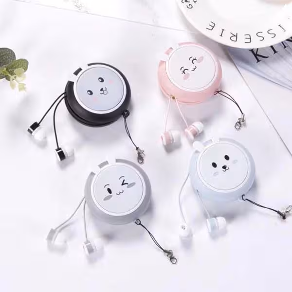 هندزفری با کیف طرح خرگوش و هویج handsfree With bag Rabbit