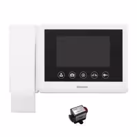 مانیتور دربازکن تصویری سیماران مدل 43TKM به همراه محافظ ولتاژ مانیتور