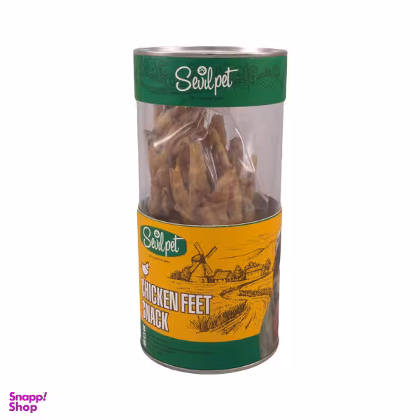 غذای تشویقی سگ سویل پت (Sevil Pet) مدل Chicken Feet Snack بسته 10 عددی