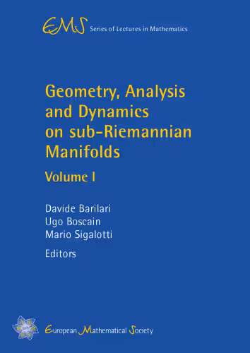 خرید و دانلود نسخه کامل کتاب Geometry, Analysis and Dynamics on Sub-riemannian Manifolds