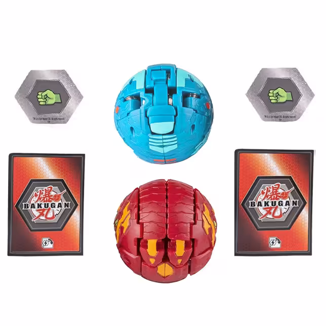 اسباب بازی باکوگان مدل چراغدار طرح Battle Action کد 2023 مجموعه 6 عددی