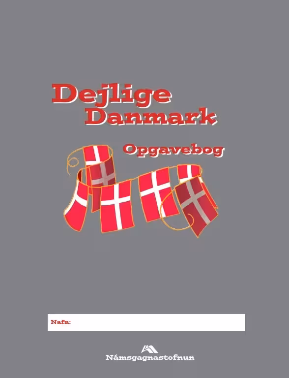کتاب دانمارکی Dejlige Danmark Opgavebog (کتاب تمرین)