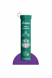 قرص جوشان مولتی ویتامین Vitago- بسته 20 عددی