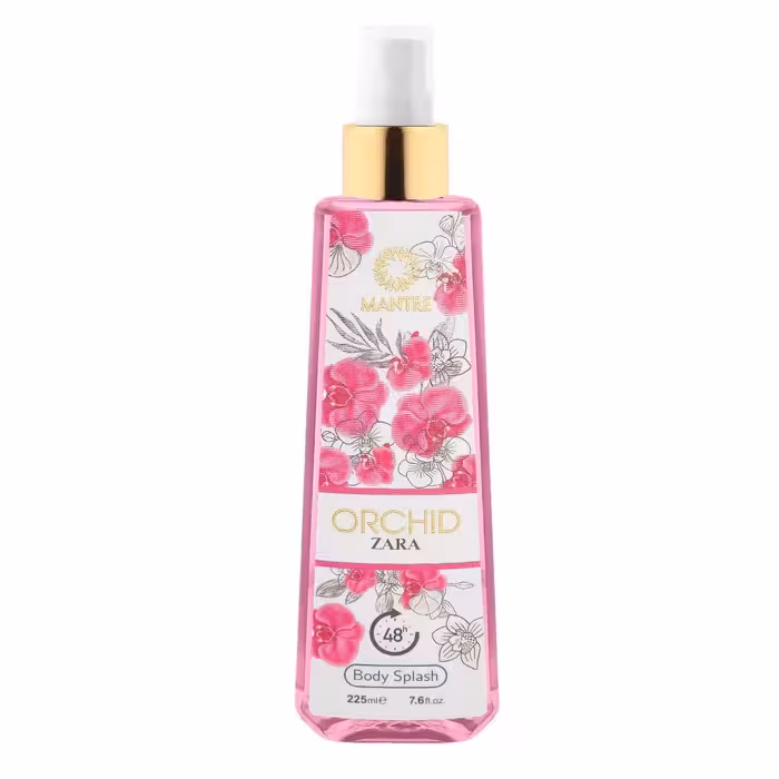 بادی اسپلش زنانه مانتره با رایحه ارکید زارا | رایحه گلی و لطیف | حجم 225 میل