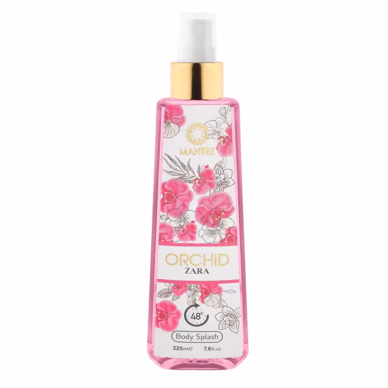 بادی اسپلش زنانه مانتره با رایحه ارکید زارا | رایحه گلی و لطیف | حجم 225 میل