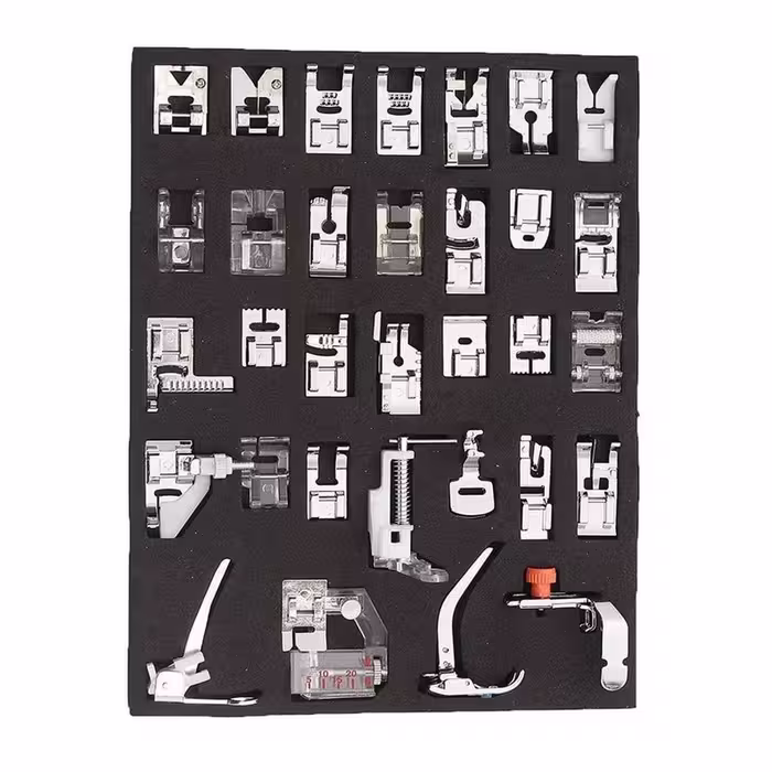 پایه چرخ خیاطی مدل MFK32 مجموعه 32 عددی