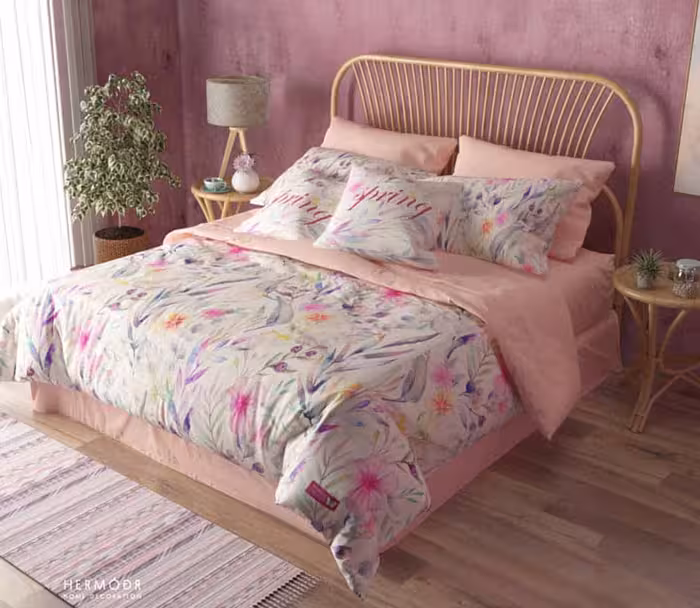 روتختی دو نفره مخمل 8 تکه طرح دریمر هرمدر