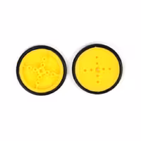 چرخ رباتیک پلاستیکی کوچک 38mm مدل TT410