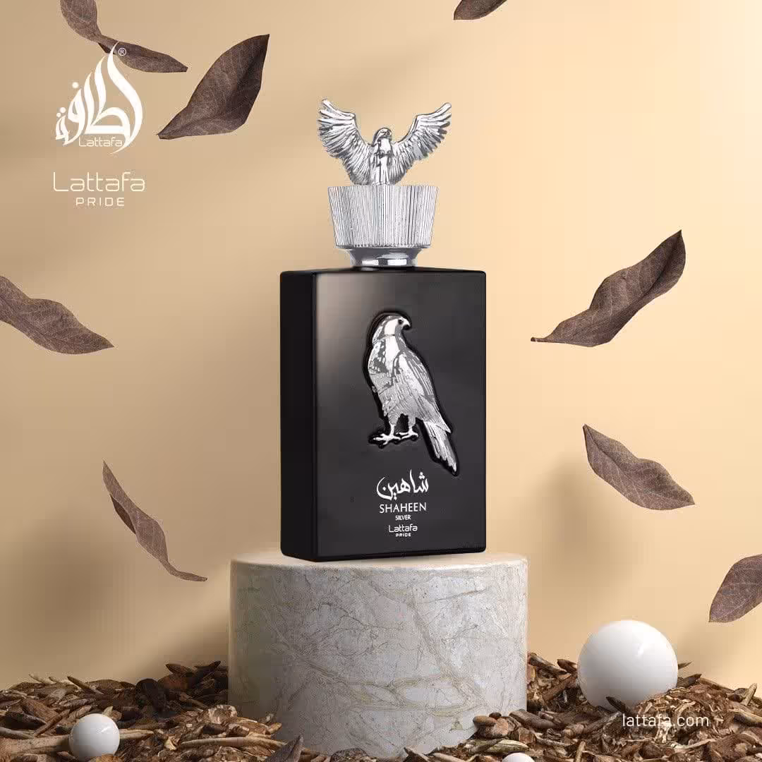 ادکلن شاهین سیلور نقره ای لطافه پراید Lattafa pride Shaheen Silver