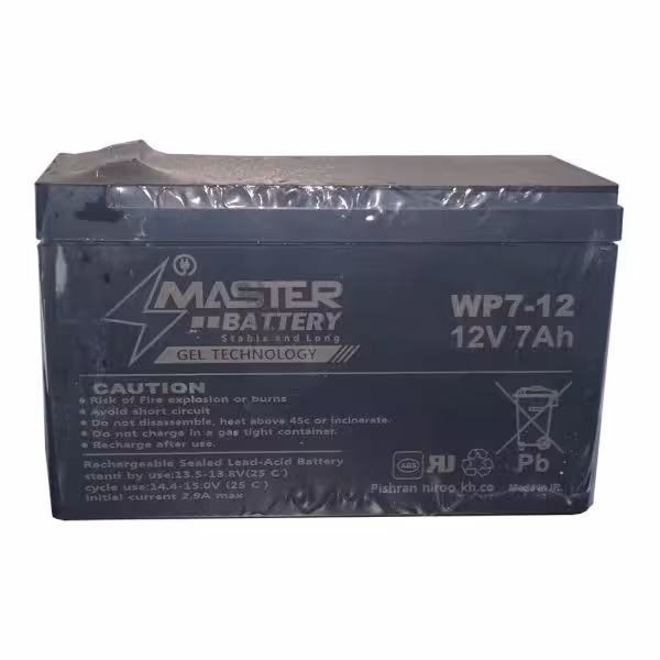 باتری 12 ولت 7.2 آمپر-MASTER