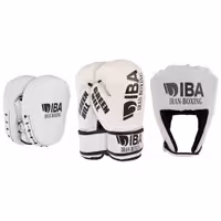 دستکش بوکس گرین هیل مدل aiba pro 2000 به همراه کلاه و میت رزمی بسته 4 عددی