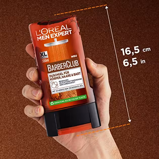 شامپو بدن مردانه لورال L’Oreal BARBERCLUB