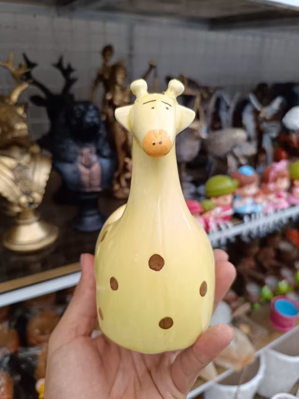 گلدان عروسکی مدل زرافه