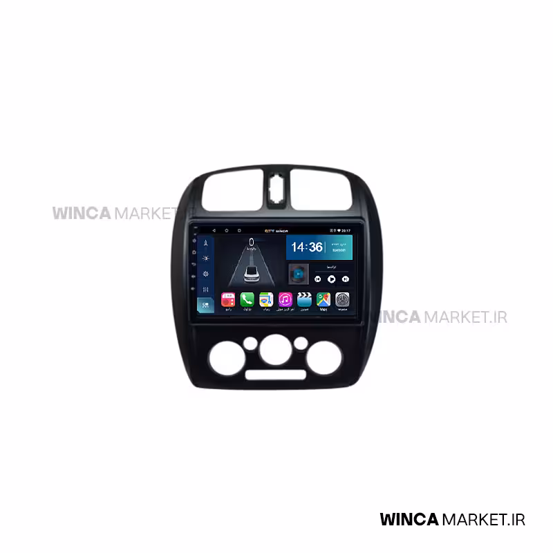 مانیتور اندروید مزدا 323 سری S500 BLU-RAY مدل GL855 برند وینکا WINCA