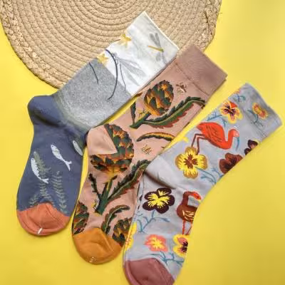 جوراب فانتزی ساقدار