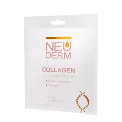 ماسک صورت کلاژن نئودرم|Neuderm Collagen Sheet Mask