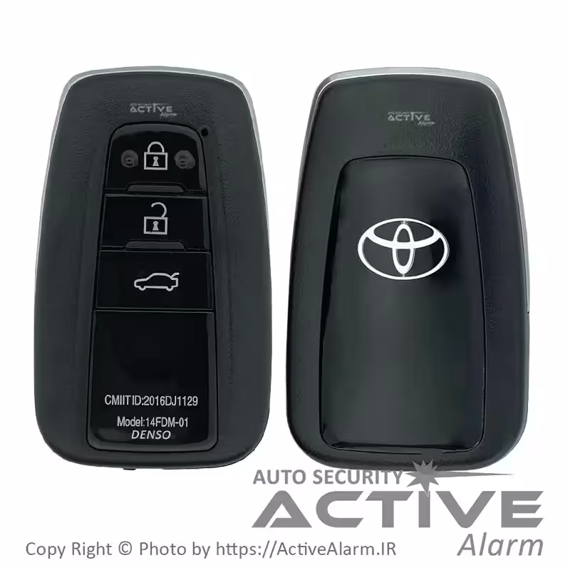 قیمت قاب ریموت فابريک خودرو تويوتا C-HR اسمارت سه دکمه