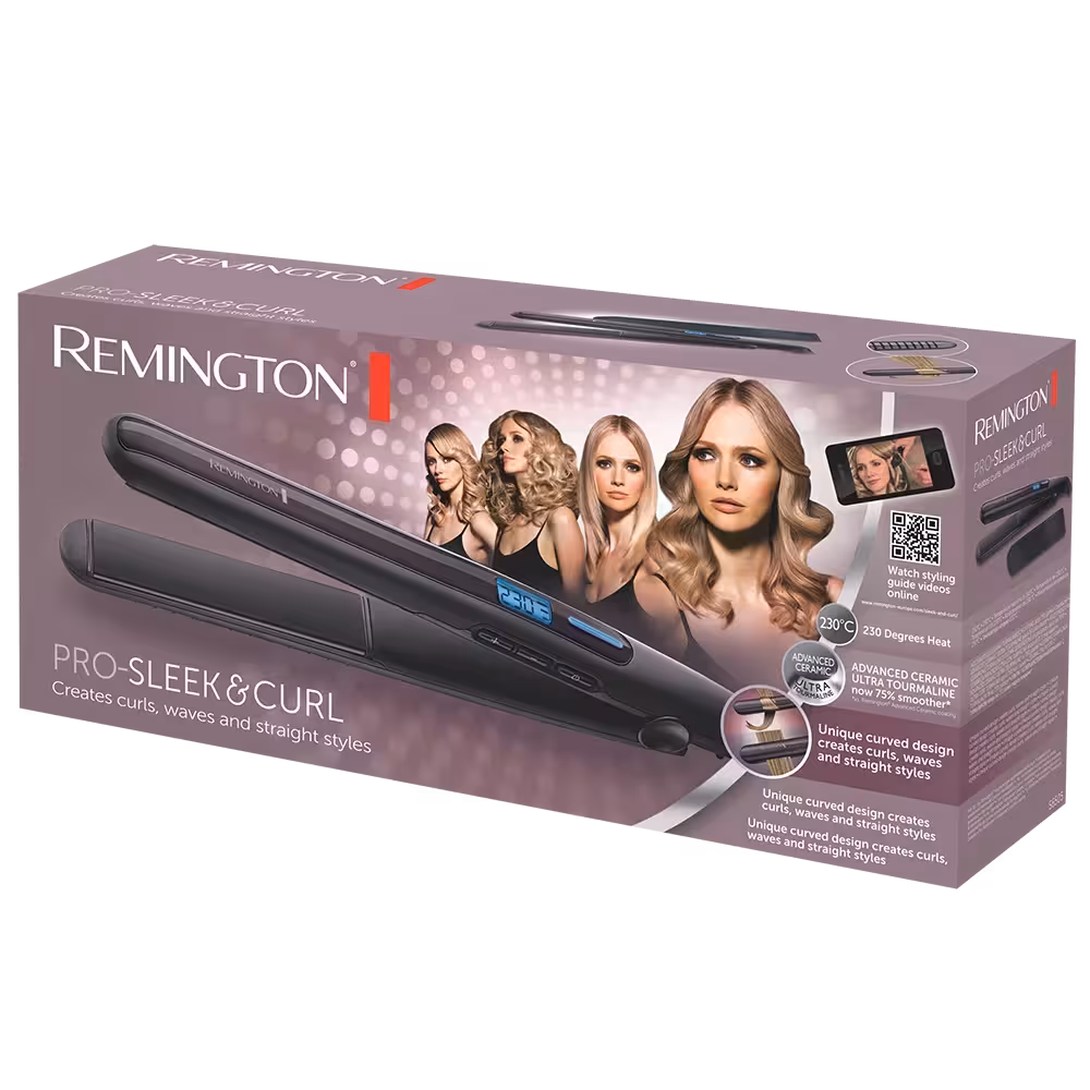 اتو مو صاف کننده و فرکننده رمینگتون Remington Pro-Sleek & Curl