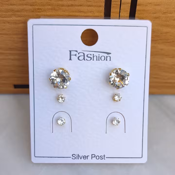 پک گلگوش سه جفتی نگینی