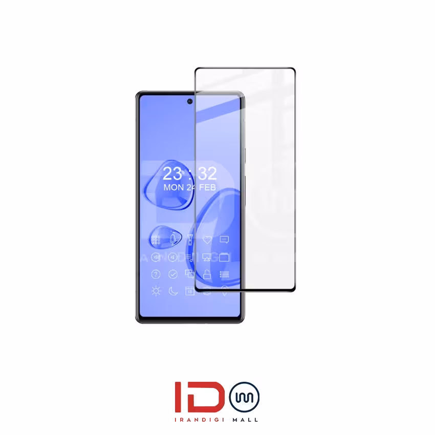 گلس شیشه ای تمام صفحه گوشی گوگل مدل GOOGLE PIXEL 7A برند رد لیبل