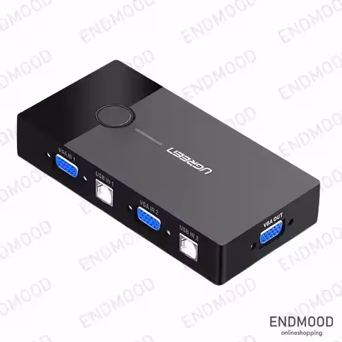سوئیچ دو پورت USB KVM یوگرین Ugreen مدل 30357