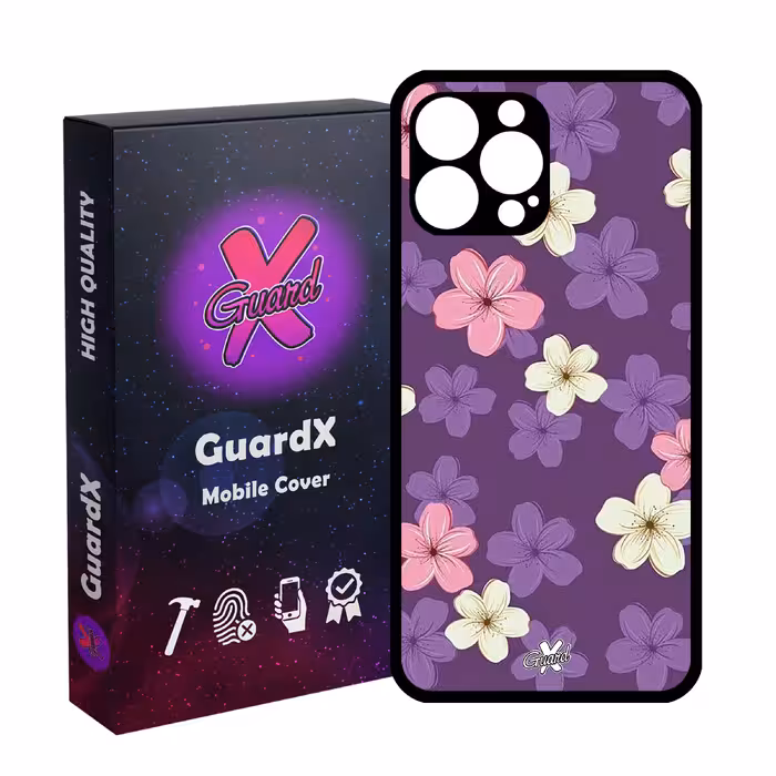 کاور گارد ایکس طرح گل مدل Glass10536 مناسب برای گوشی موبایل اپل iPhone 13 Pro Max