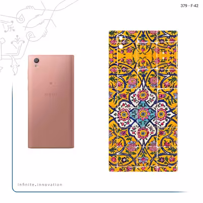 برچسب پوششی ماهوت مدل Iran Tile 10 مناسب برای گوشی موبایل سونی Xperia L1