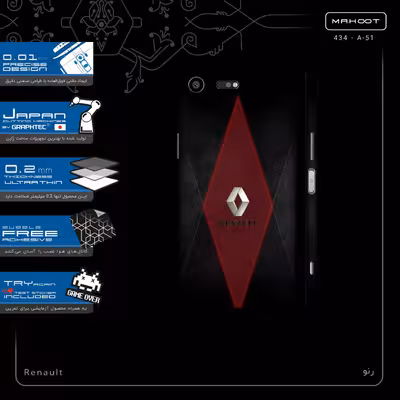 برچسب پوششی ماهوت مدل Renault-FullSkin مناسب برای گوشی موبایل سونی Xperia XZ Premium