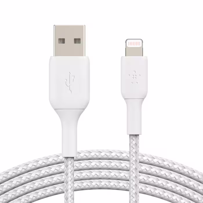 کابل تبدیل USB به لایتنینگ بلکین مدل CAA002bt1MWH  طول 1 متر