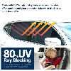 آفتاب گیر خودرو مدل UV RESISTANT مناسب برای 207 sd مجموعه 5 عددی
