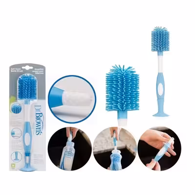 برس شیشه شوی دکتر براونز مدل تمام سیلیکونی