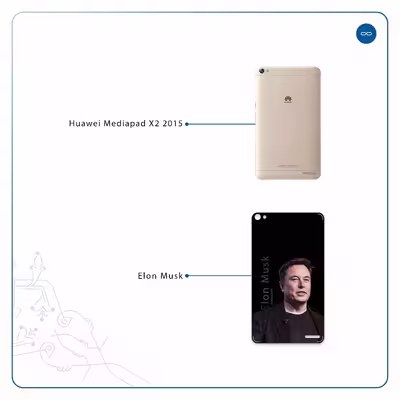 برچسب پوششی ماهوت مدل Elon Musk مناسب برای تبلت هوآوی Mediapad X2 2015