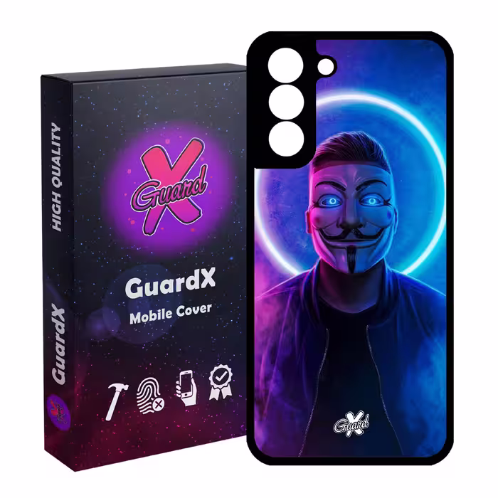 کاور گارد ایکس طرح Anonymous مدل Glass10043 مناسب برای گوشی موبایل سامسونگ Galaxy S21 FE