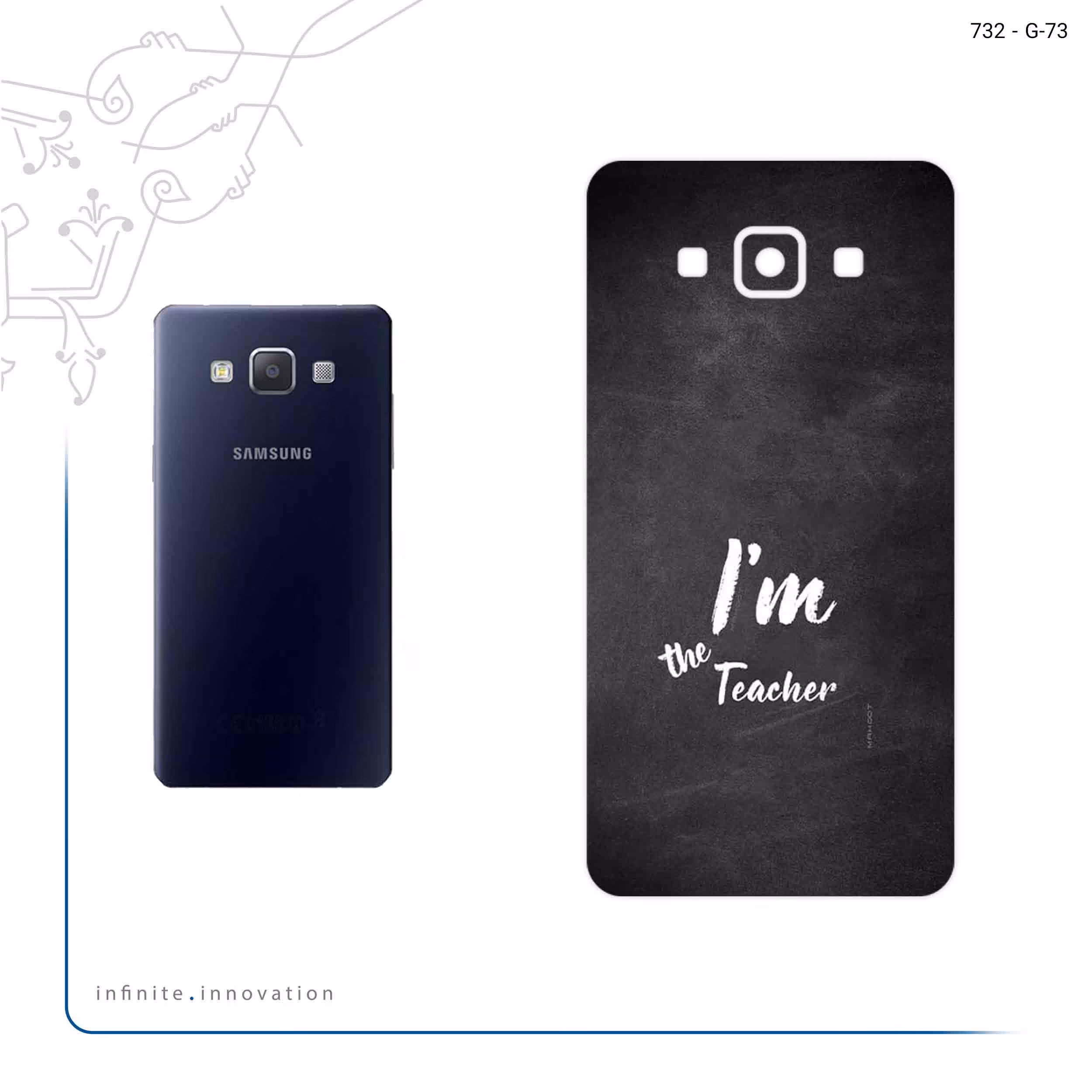 برچسب پوششی ماهوت مدل Teacher مناسب برای گوشی موبایل سامسونگ Galaxy A5 2015
