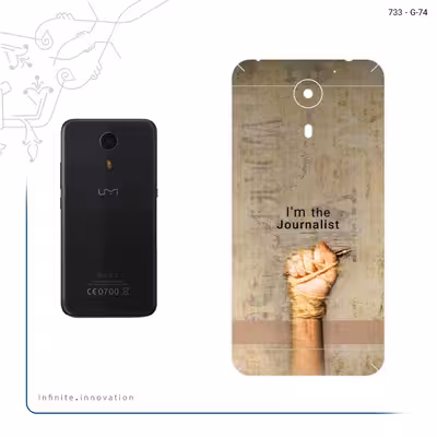 برچسب پوششی ماهوت مدل Journalist مناسب برای گوشی موبایل یومی Plus