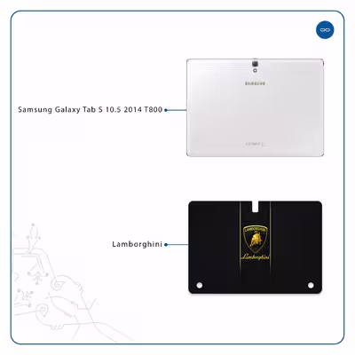 برچسب پوششی ماهوت مدل Lamborghini مناسب برای تبلت سامسونگ Galaxy Tab S 10.5 2014 T800