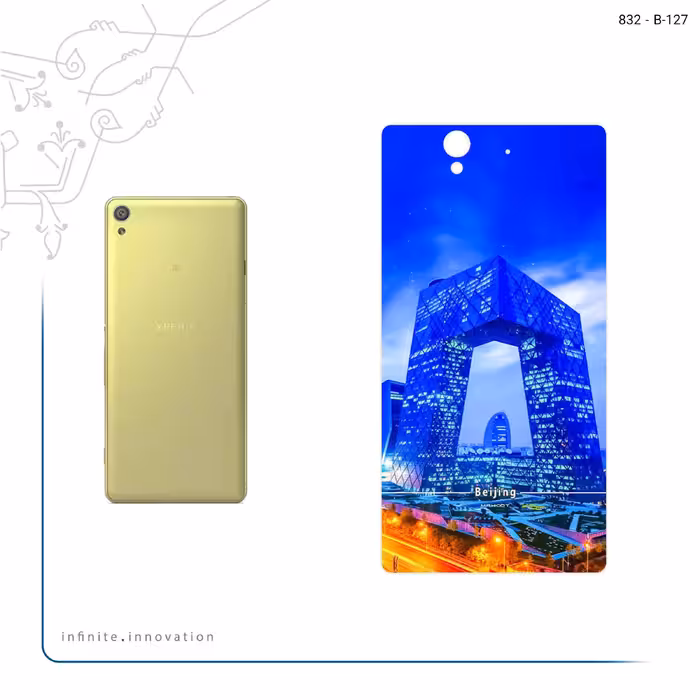 برچسب پوششی ماهوت مدل Beijing city مناسب برای گوشی موبایل سونی Xperia X