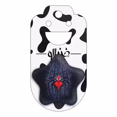 پیکسل خندالو طرح مرد عنکبوتی Spider Man مدل ستاره ای کد 13178