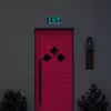 چراغ دیواری نئون دیزاین طرح Exit-BL_TBL