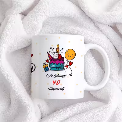 ماگ حس آمیزی طرح اردیبهشتی جان مدل تیارا 