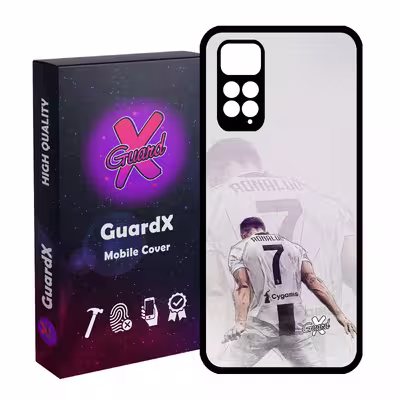 کاور گارد ایکس طرح CR7 مدل Glass10189 مناسب برای گوشی موبایل شیائومی Redmi Note 11S/ Note 11 4G