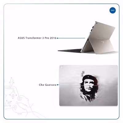 برچسب پوششی ماهوت مدل Che-Guevara مناسب برای تبلت ایسوس Transformer 3 Pro 2016